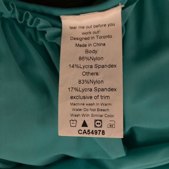 Seafoam Green TITIKA Power Mesh T - Picture 3 of 3